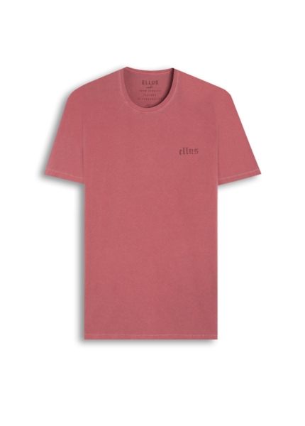 T-Shirt Washed Ellus Gothic Cereja