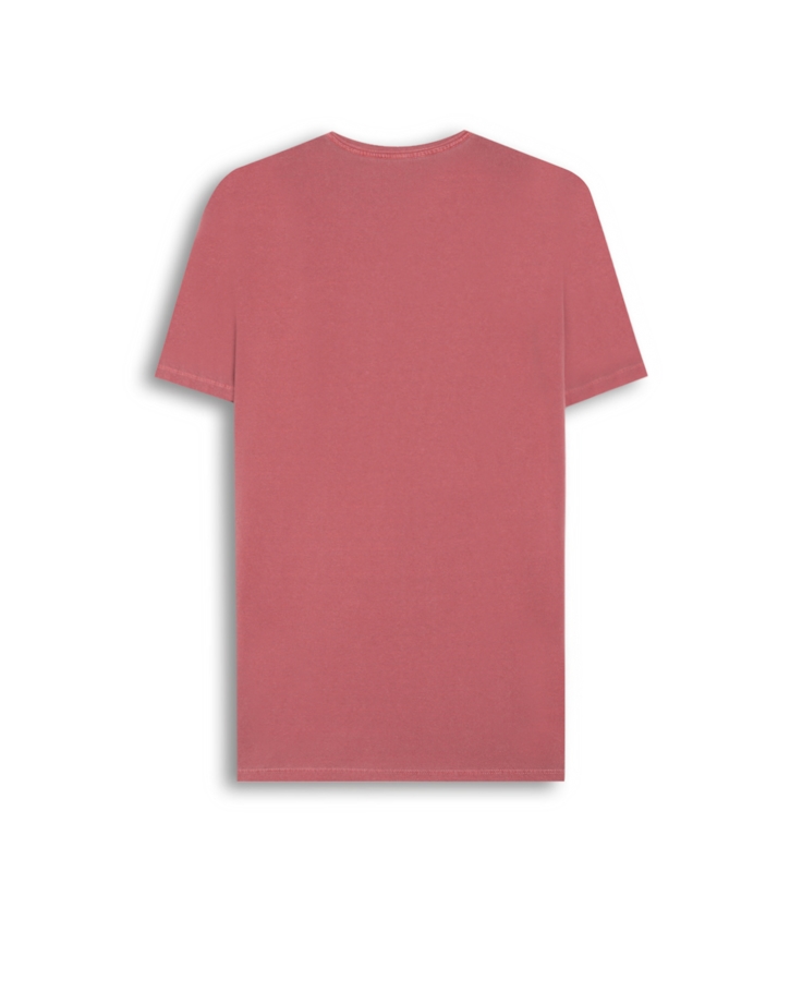 T-Shirt Washed Ellus Gothic Cereja