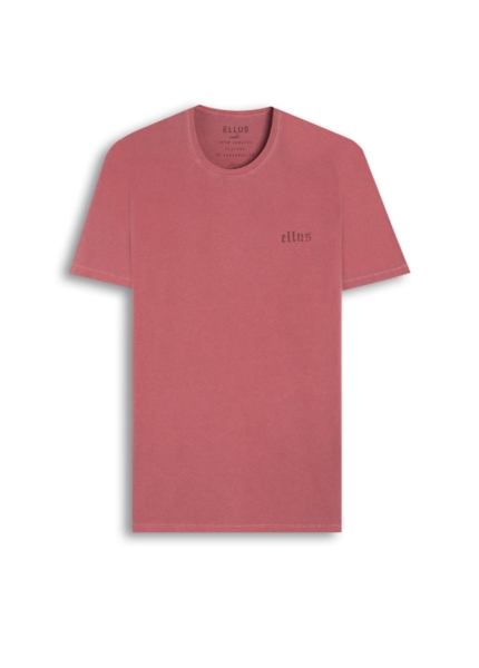 T-Shirt Washed Ellus Gothic Cereja