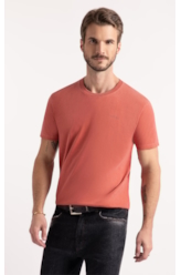 T-Shirt Washed Ellus Gothic Vermelho