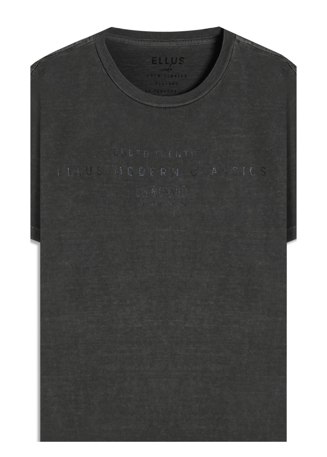T-Shirt Washed Ellus Modern Preto