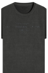 T-Shirt Washed Ellus Modern Preto