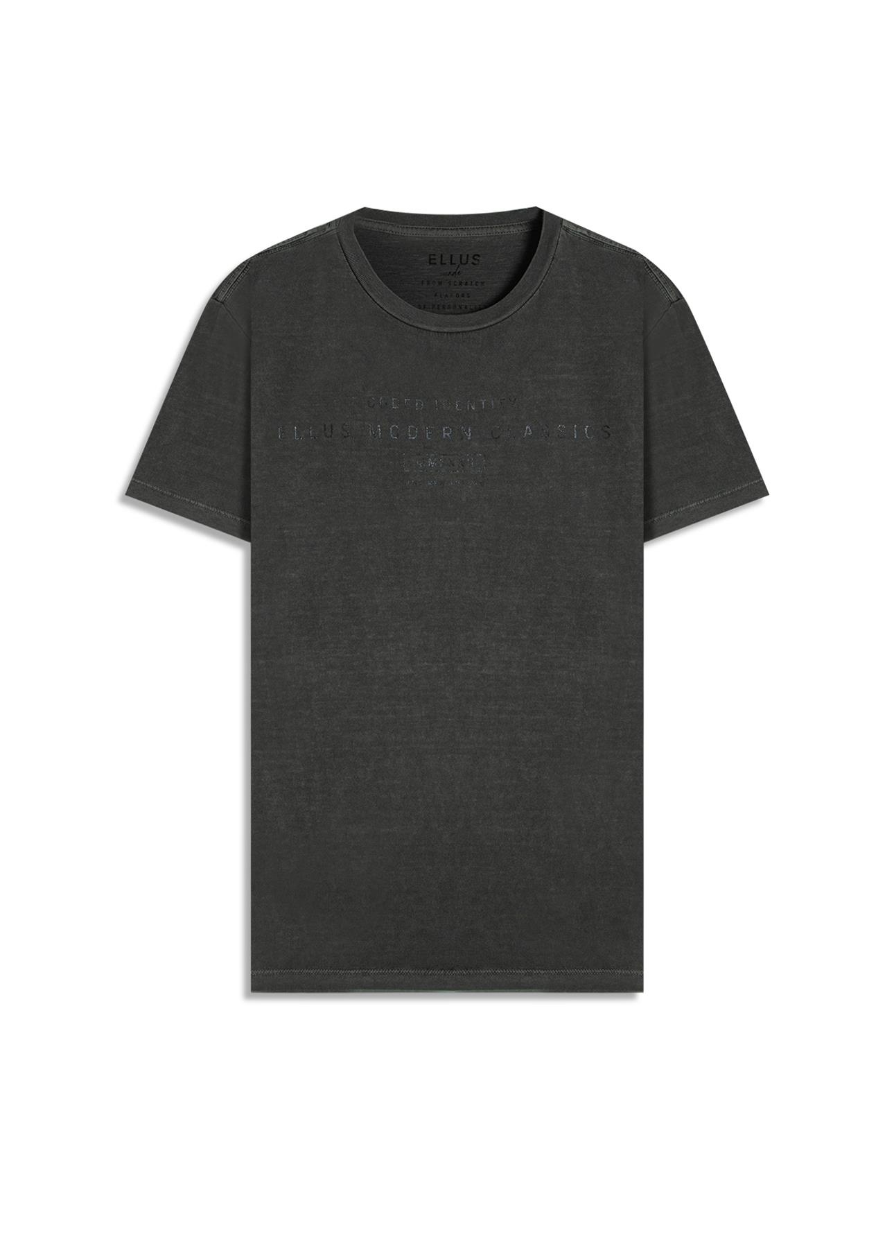 T-Shirt Washed Ellus Modern Preto