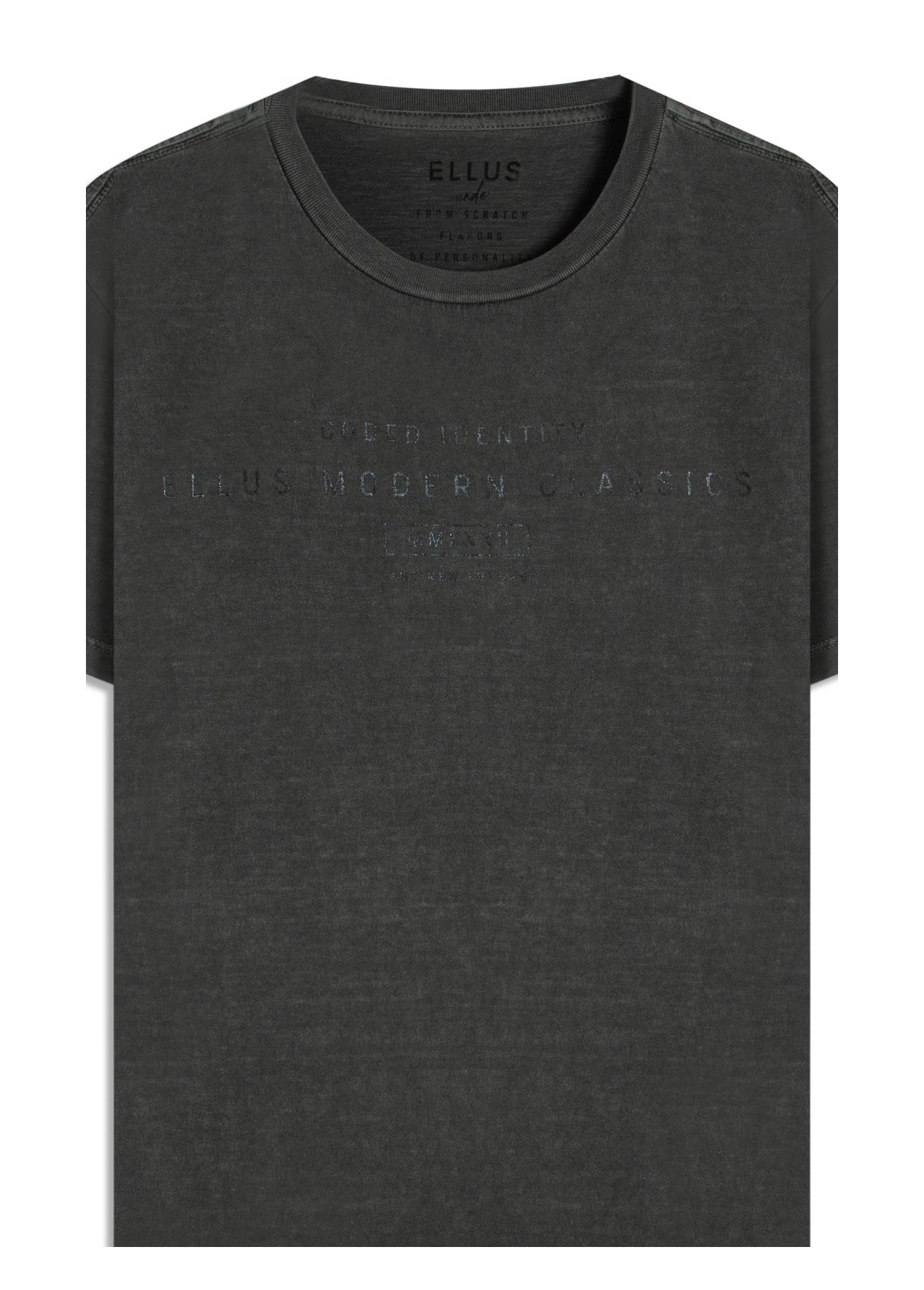 T-Shirt Washed Ellus Modern Preto