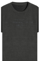 T-Shirt Washed Ellus Modern Preto