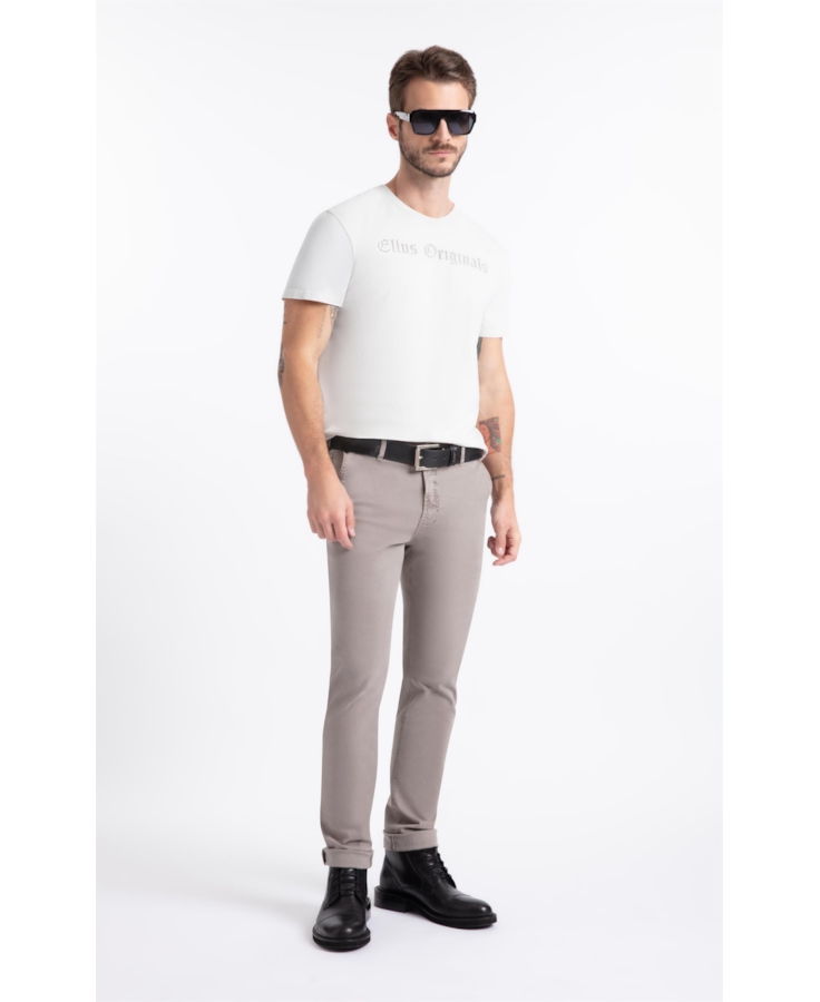 T-Shirt  Washed Ellus Originals Prata