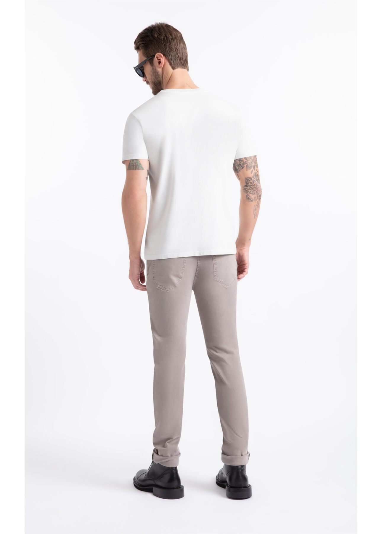 T-Shirt  Washed Ellus Originals Prata