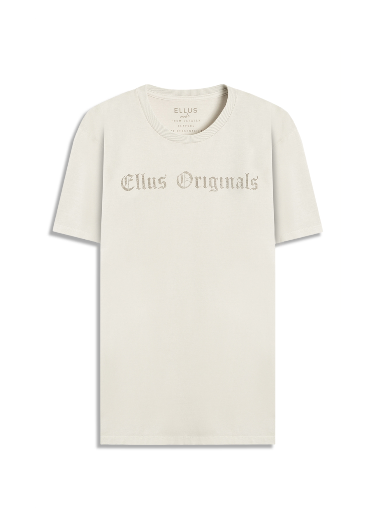 T-Shirt  Washed Ellus Originals Prata