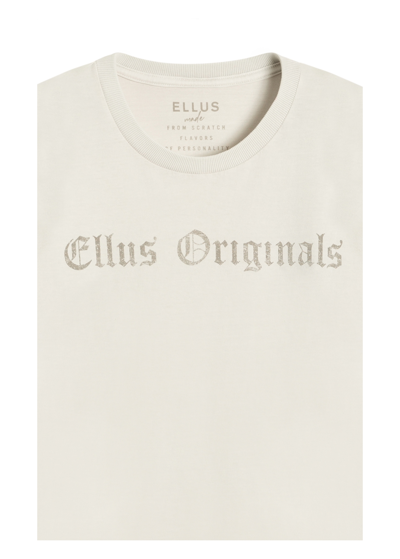 T-Shirt  Washed Ellus Originals Prata