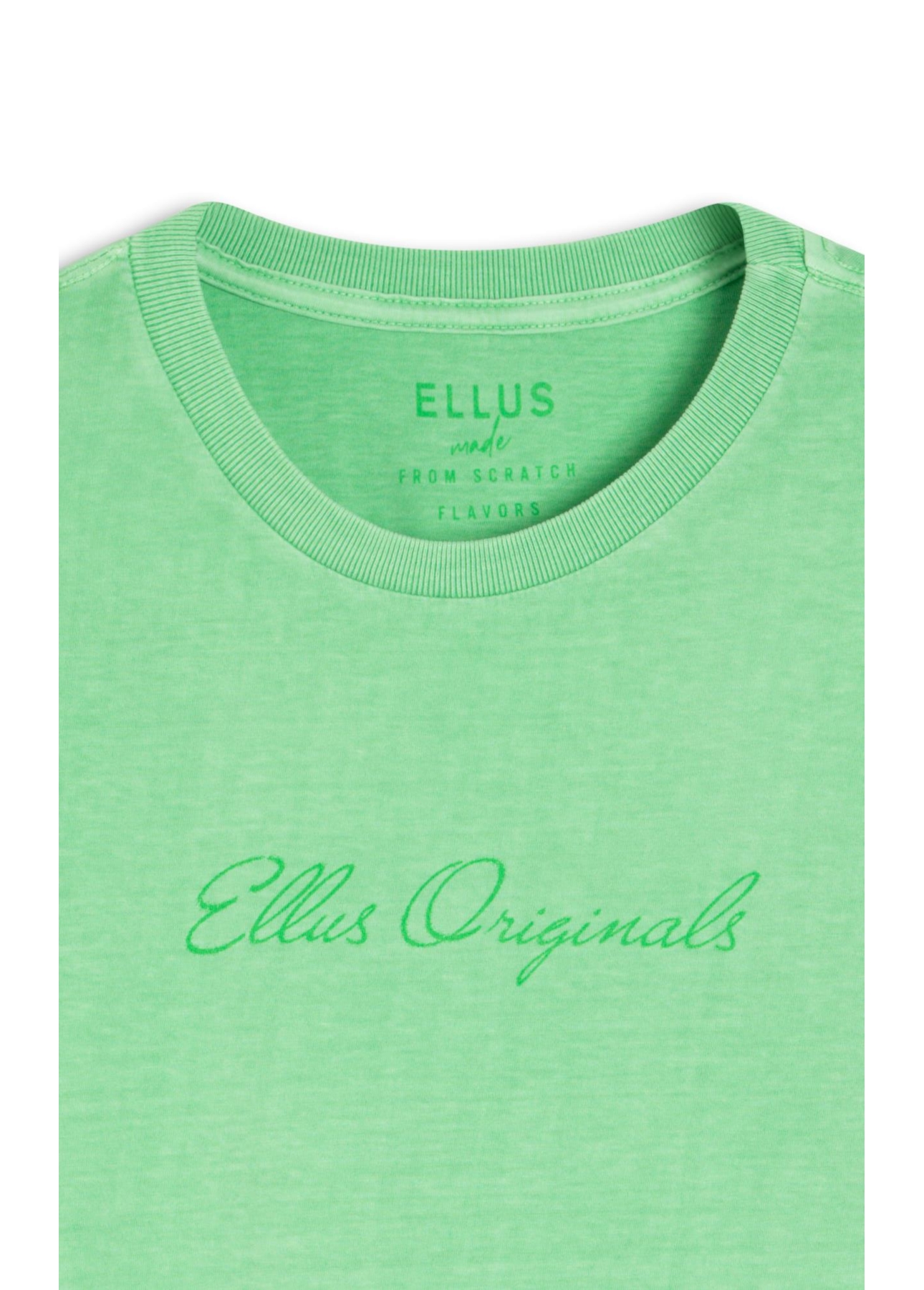 T-Shirt Washed Ellus Originals Verde Maca