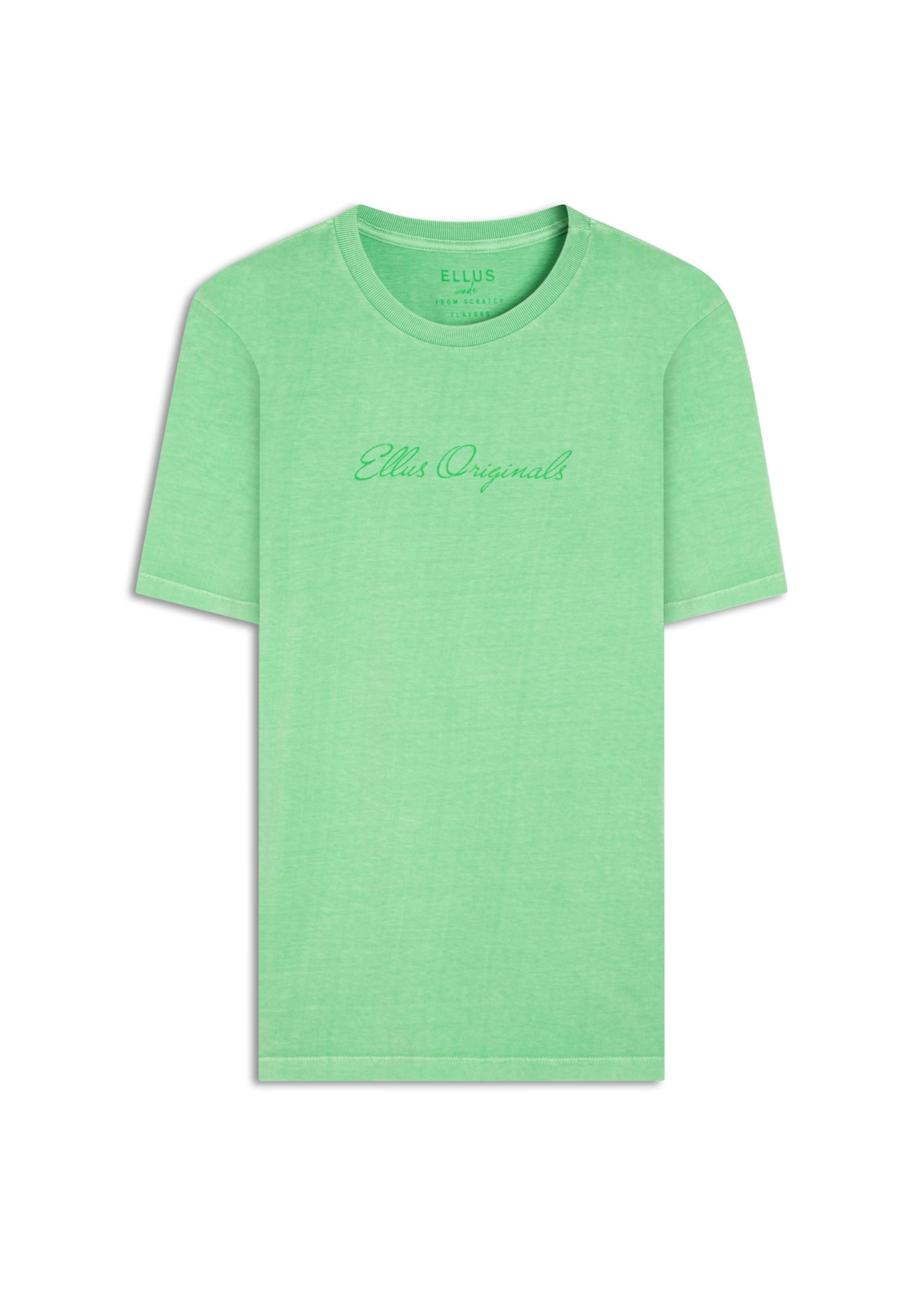 T-Shirt Washed Ellus Originals Verde Maca