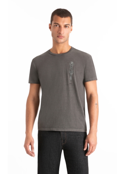T-Shirt Washed Ellus Preto