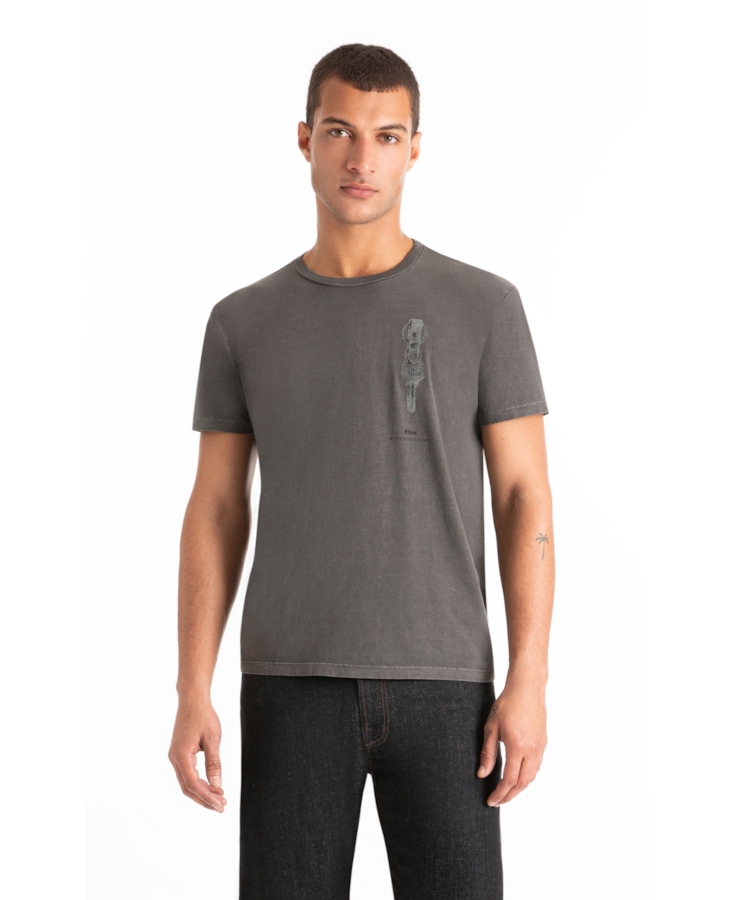 T-Shirt Washed Ellus Preto