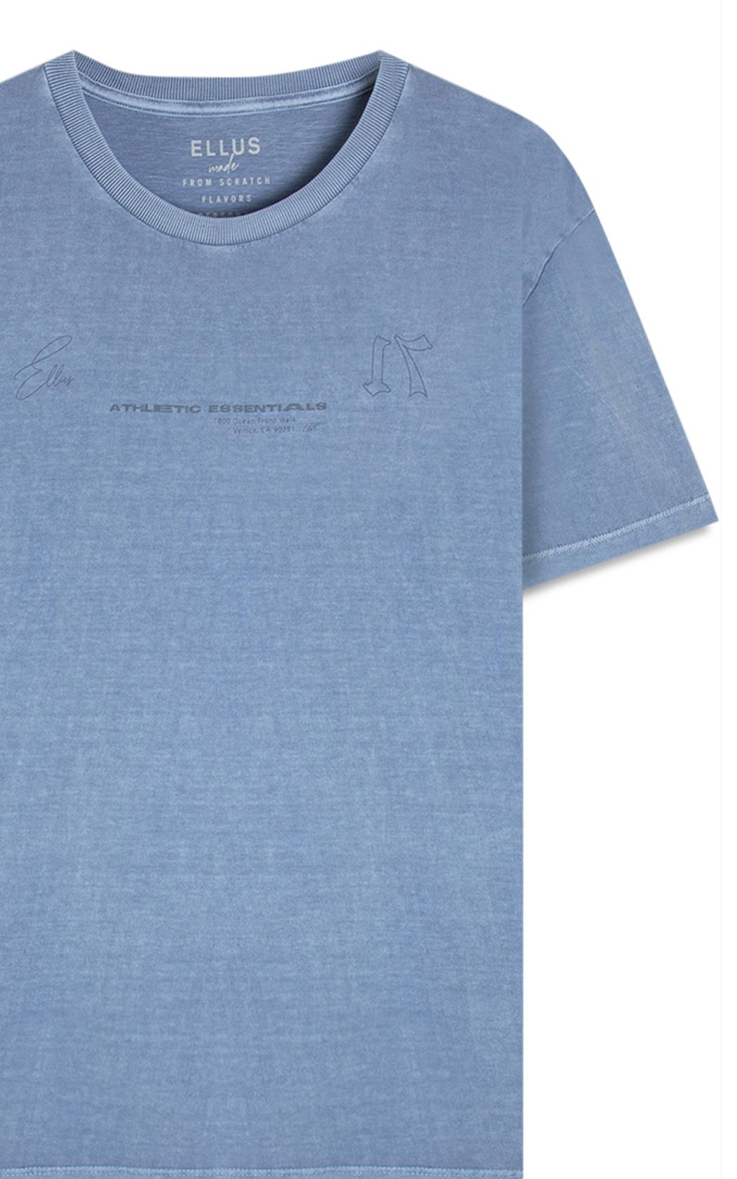 T-Shirt Washed Essentials Azul Pervante
