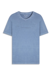 T-Shirt Washed Essentials Azul Pervante