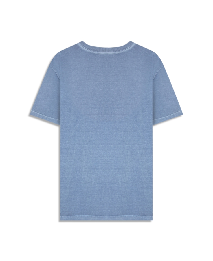 T-Shirt Washed Essentials Azul Pervante