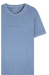 T-Shirt Washed Essentials Azul Pervante