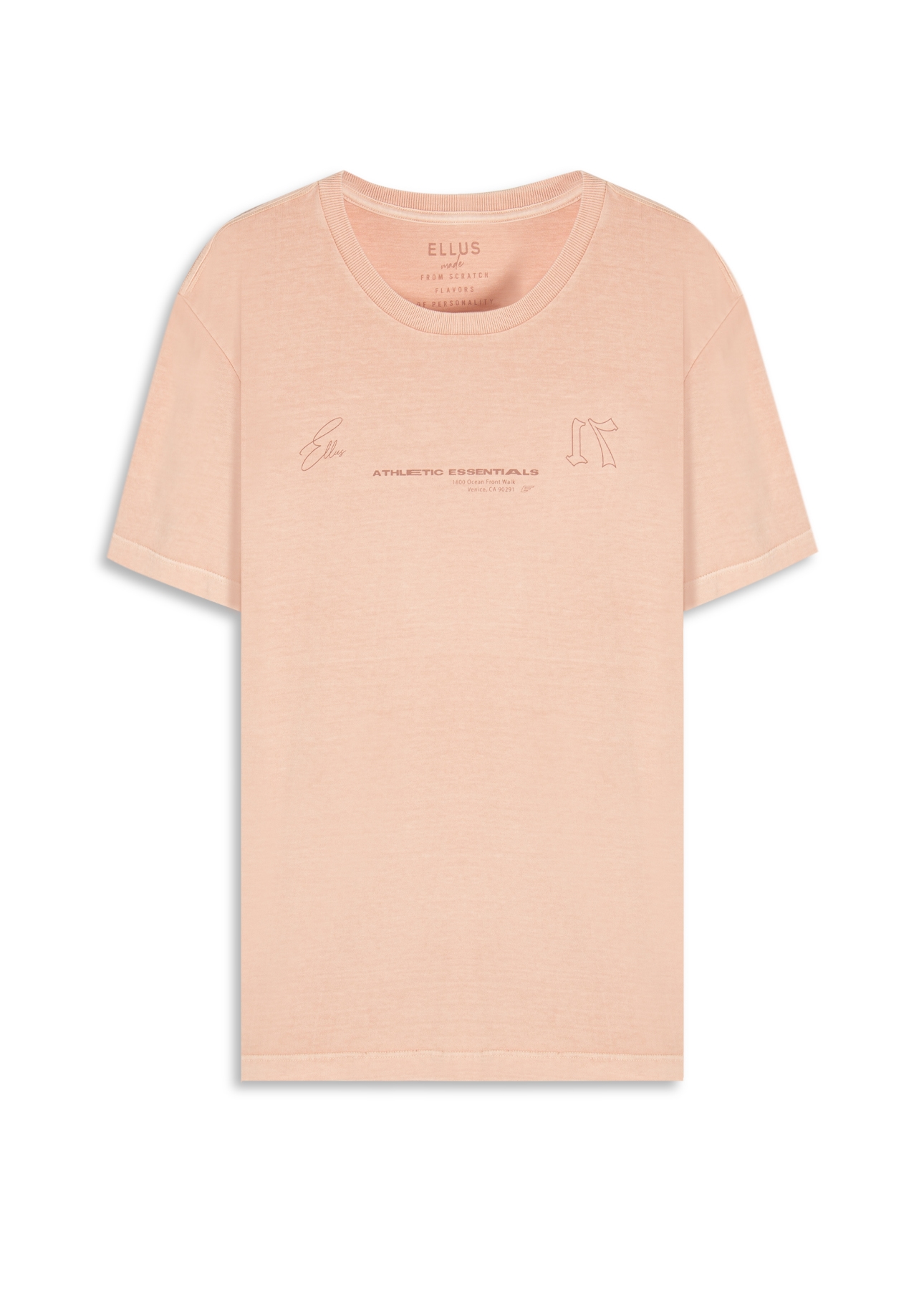 T-Shirt Washed Essentials Blush