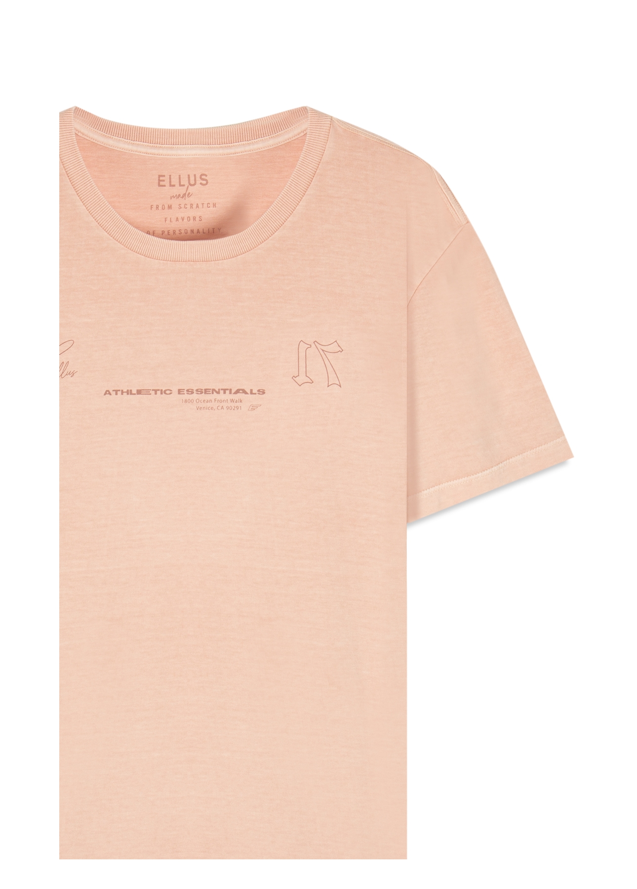 T-Shirt Washed Essentials Blush