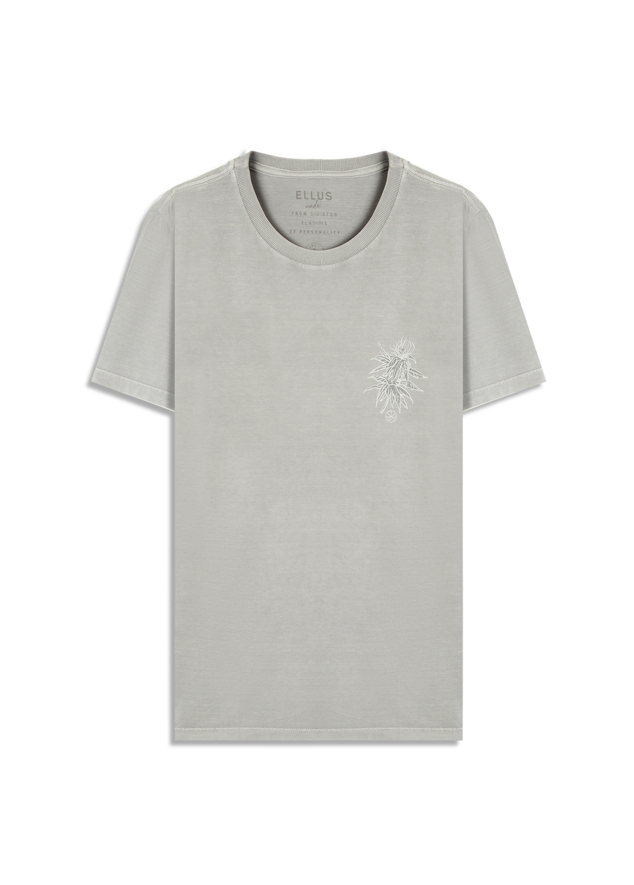 T-Shirt Washed Grow Wild Classic Azul Seco