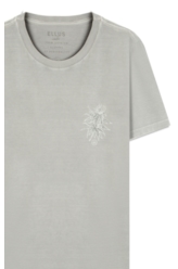 T-Shirt Washed Grow Wild Classic Azul Seco