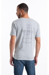 T-Shirt Washed Grow Wild Classic Gelo