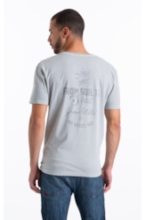 T-Shirt Washed Grow Wild Classic Gelo