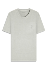 T-Shirt Washed Grow Wild Classic Gelo