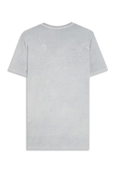 T-Shirt Washed Grunge Prata