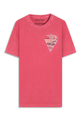 T-Shirt Washed Highways Fucsia