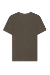 T-Shirt Washed Inked Heart Classic Tabaco