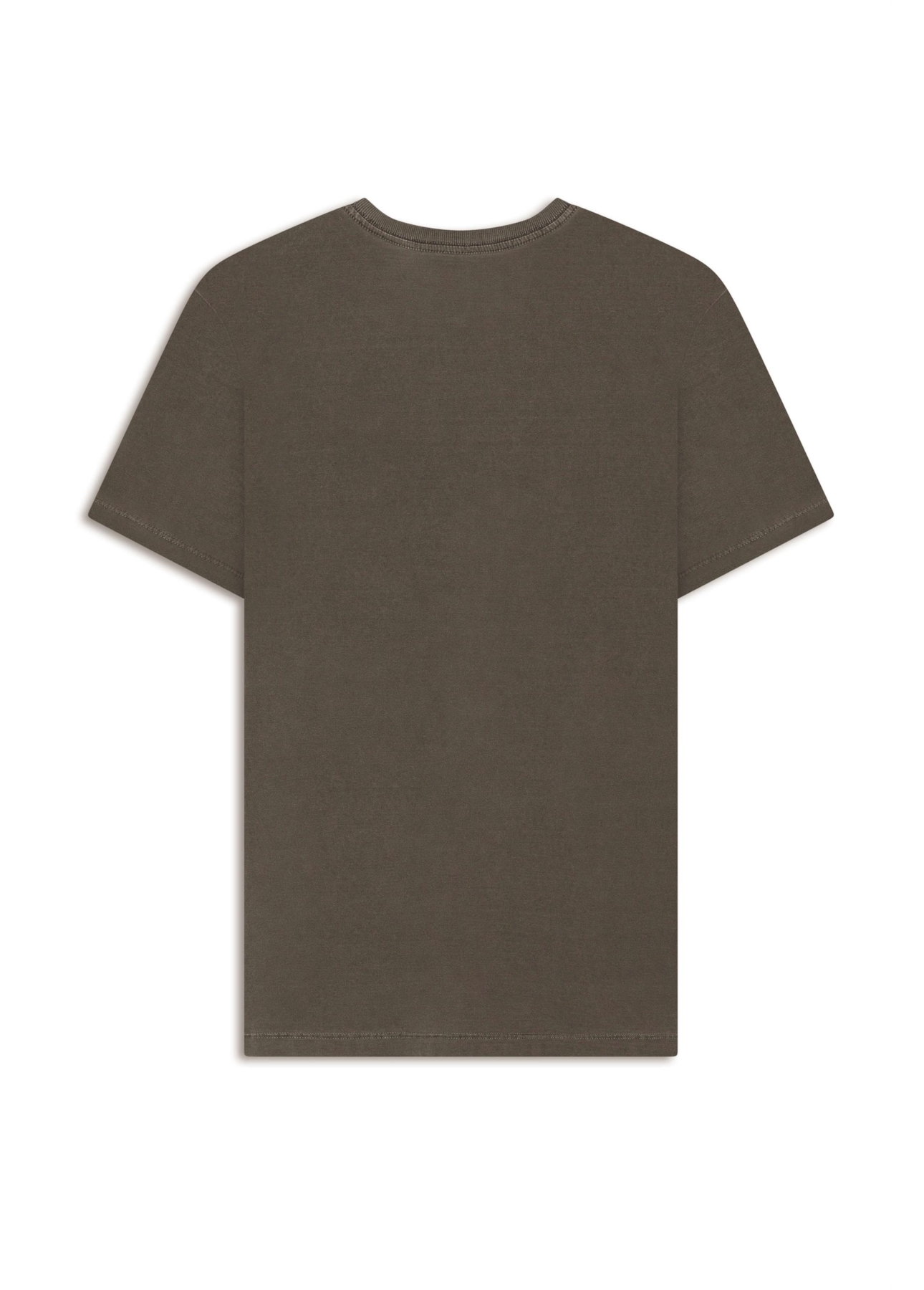 T-Shirt Washed Inked Heart Classic Tabaco