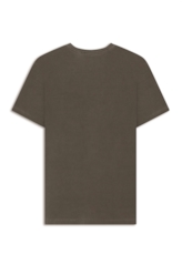 T-Shirt Washed Inked Heart Classic Tabaco