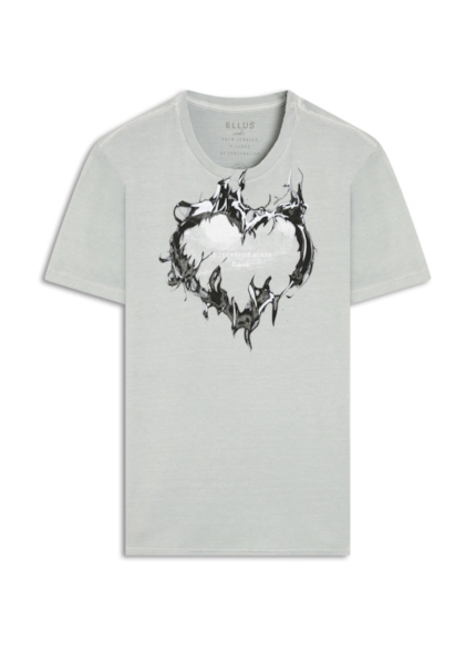 T-Shirt Washed Le Jeunes Prata