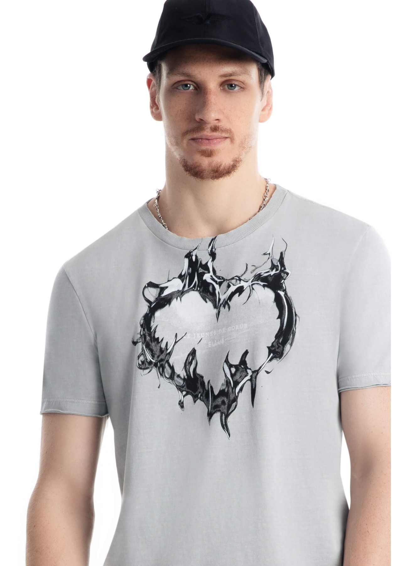 T-Shirt Washed Le Jeunes Prata