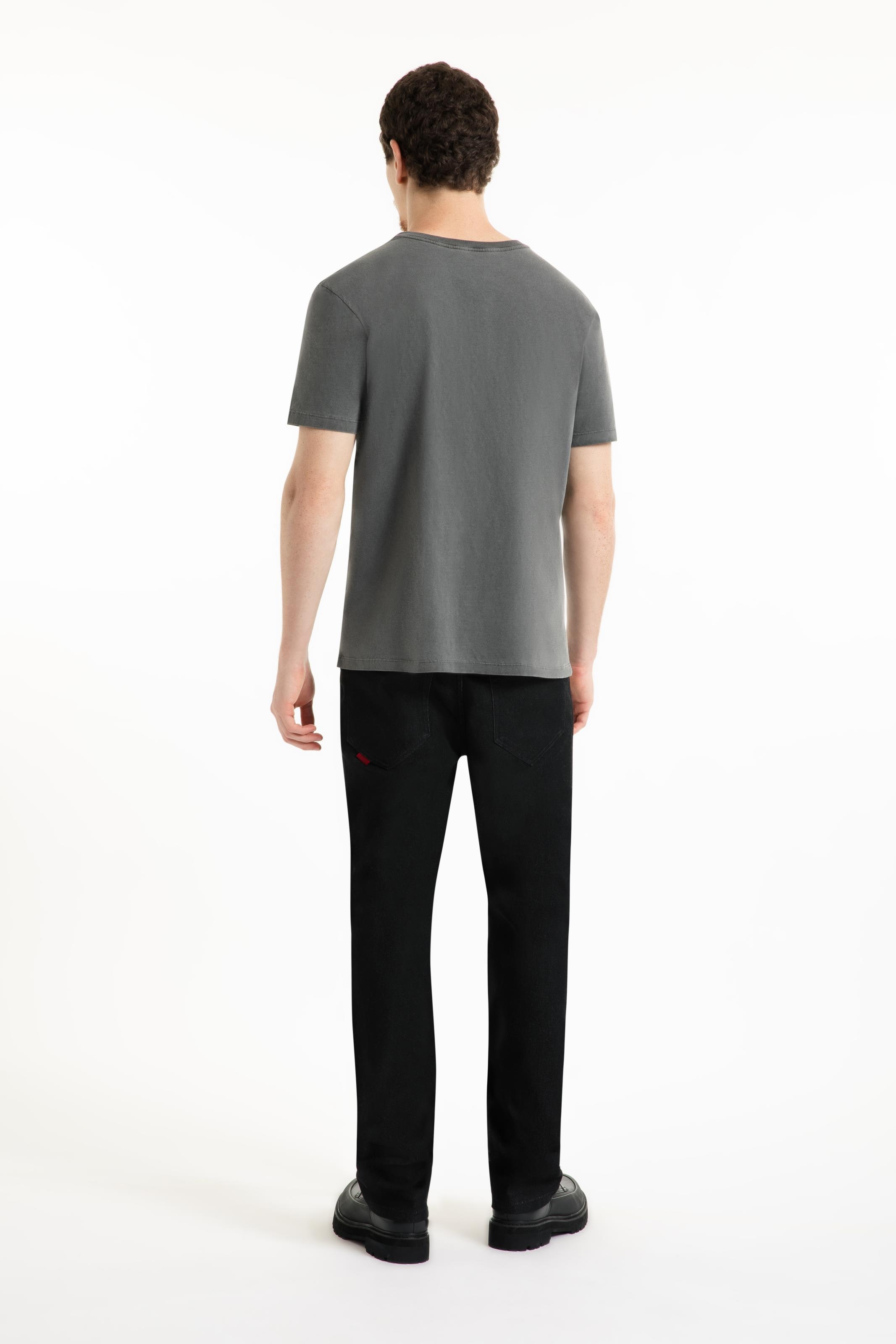 T-Shirt Washed Lynx Classic Preto