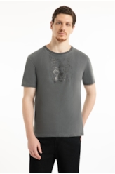 T-Shirt Washed Lynx Classic Preto