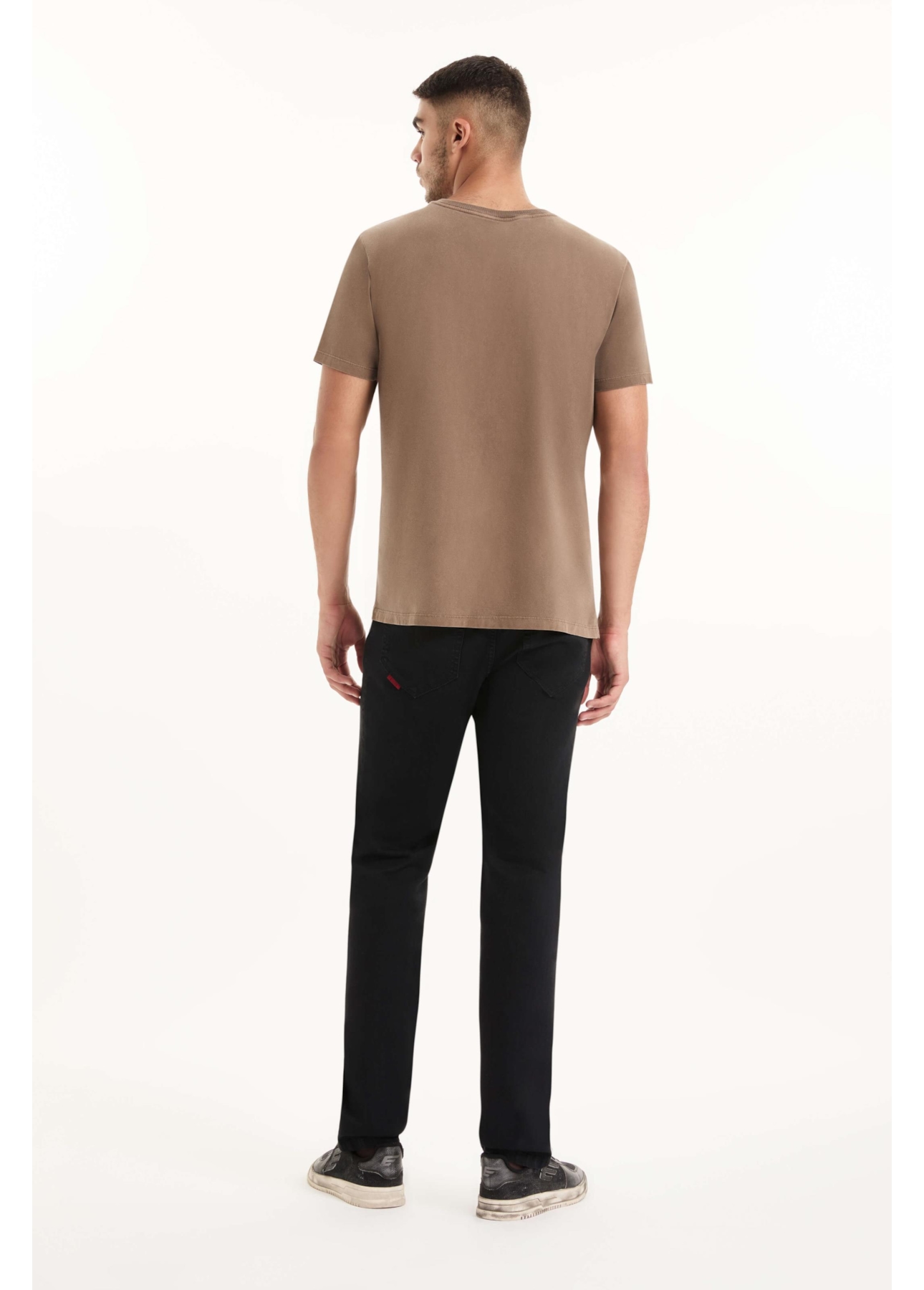 T-Shirt Washed Nordic Tour Marrom