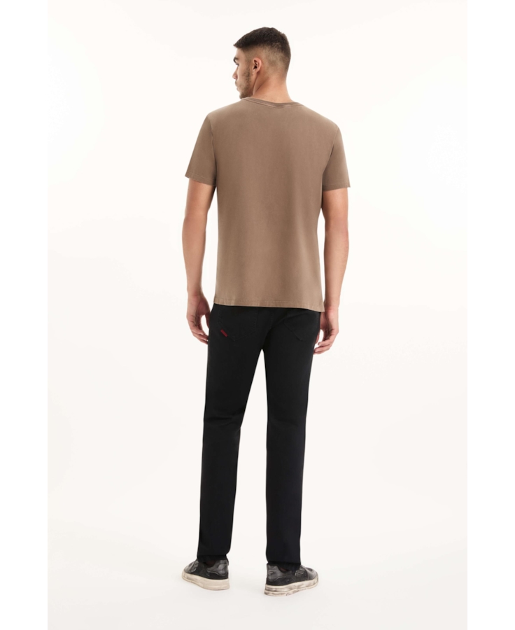 T-Shirt Washed Nordic Tour Marrom