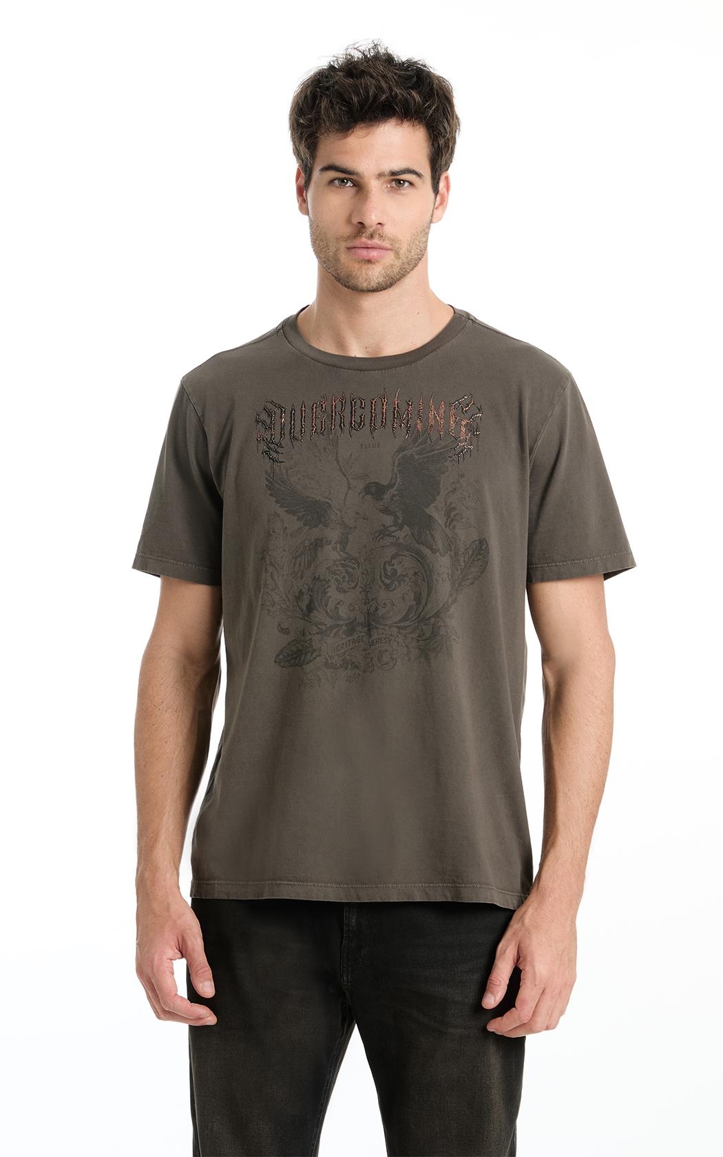 T-Shirt Washed Overcoming Castor