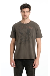 T-Shirt Washed Overcoming Castor