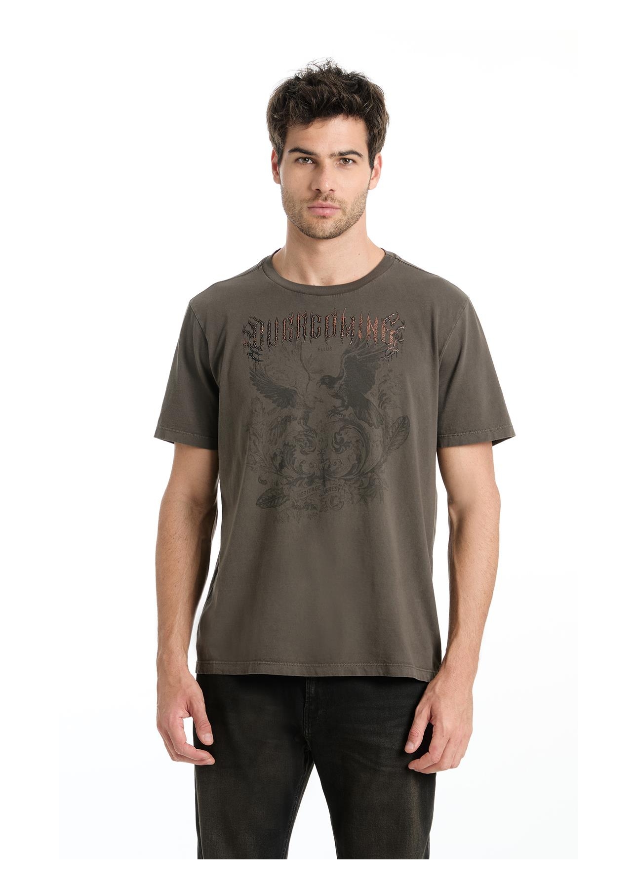 T-Shirt Washed Overcoming Castor