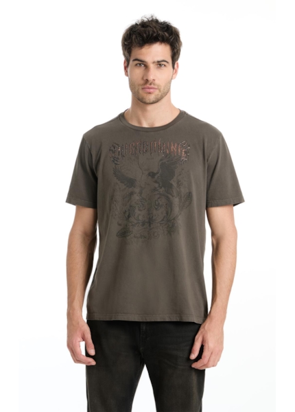 T-Shirt Washed Overcoming Castor