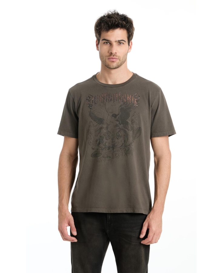 T-Shirt Washed Overcoming Castor