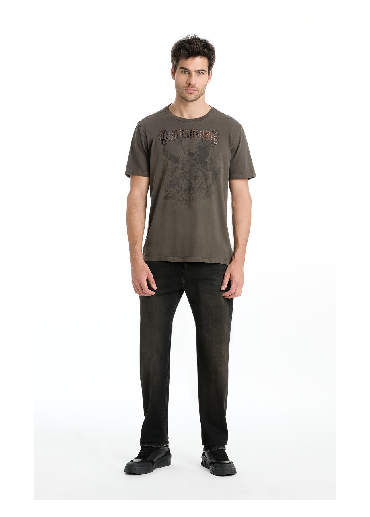 T-Shirt Washed Overcoming Castor