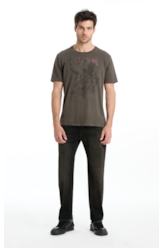 T-Shirt Washed Overcoming Castor
