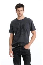 T-Shirt Washed Overcoming Preto