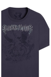 T-Shirt Washed Overcoming Purple Blue