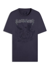 T-Shirt Washed Overcoming Purple Blue