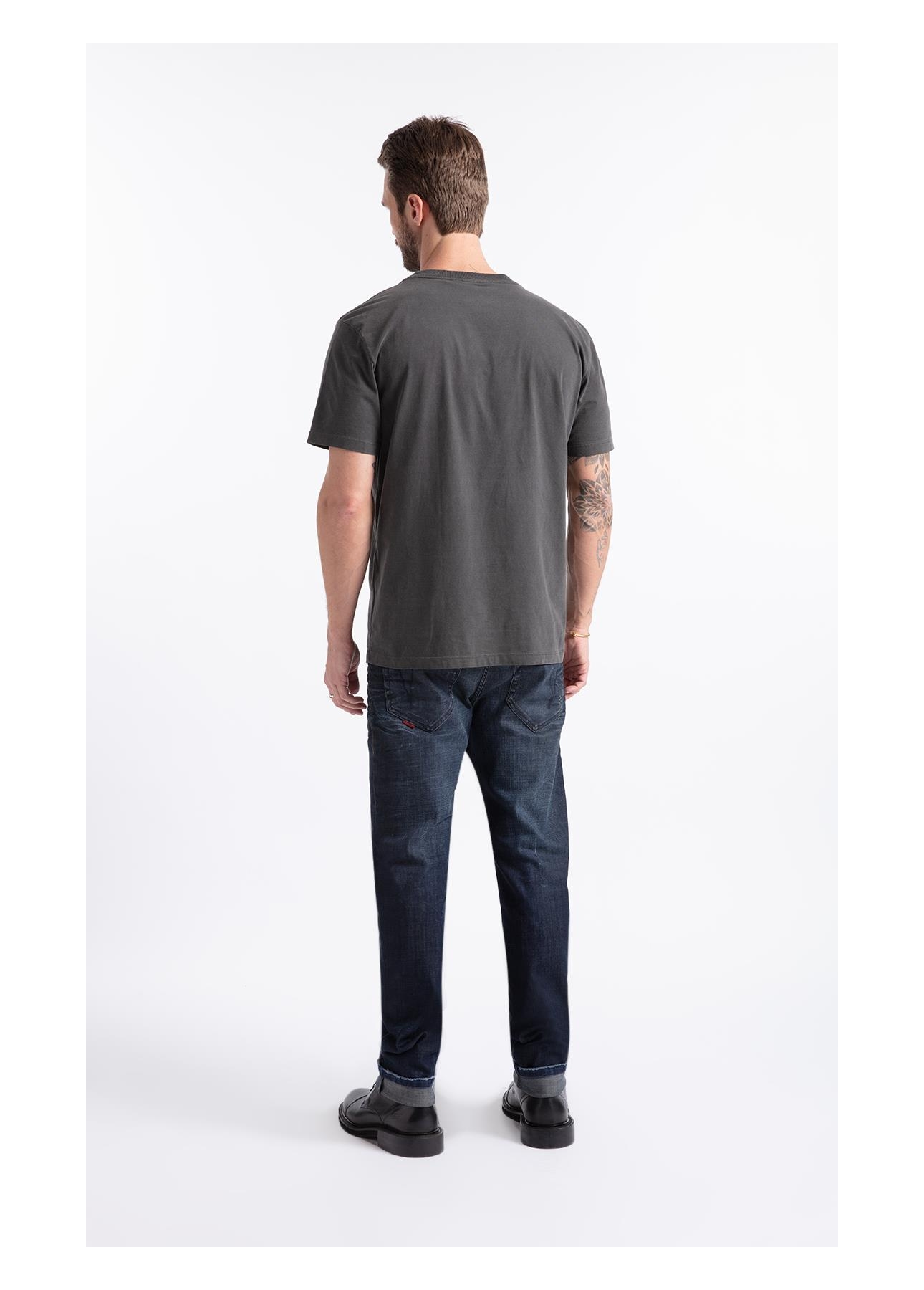 T-Shirt Washed Owll Preto